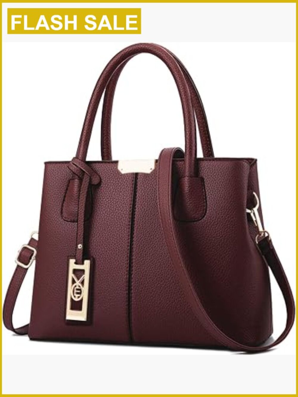 Women's Satchel Handbag PU Leather Shoulder Tote Crossbody Bag